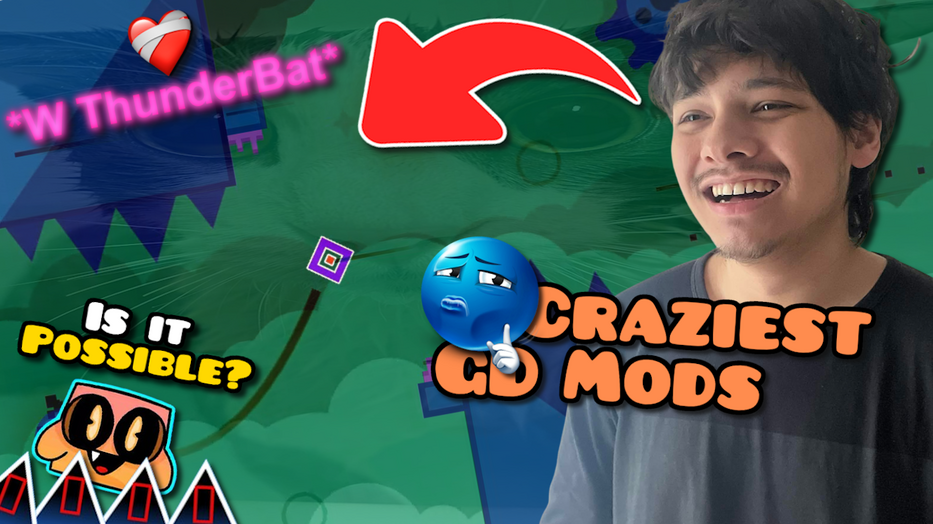 Trying the CRAZIEST MODS in Geometry Dash!
